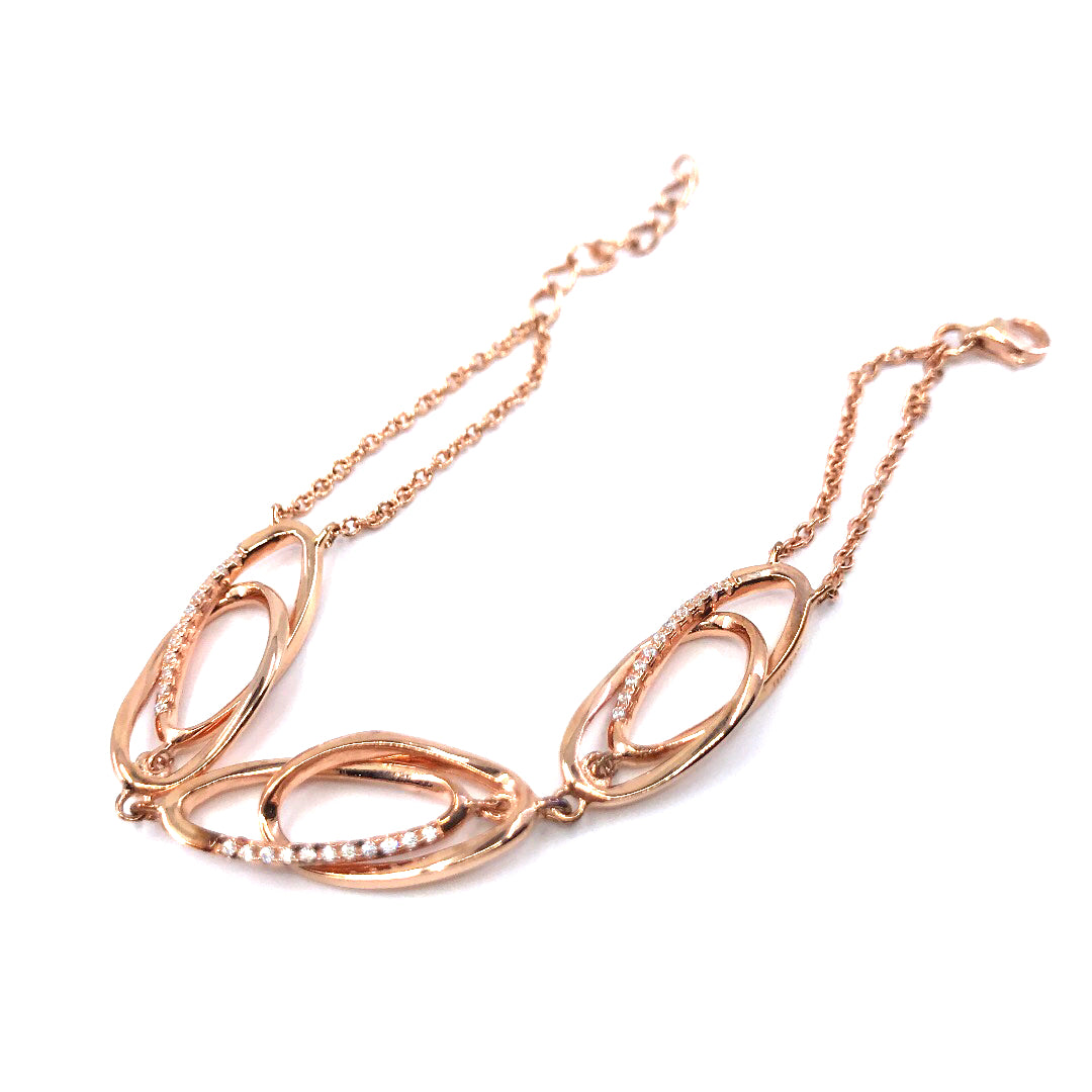 Sterling Silver Loop Bracelet - HK Jewels