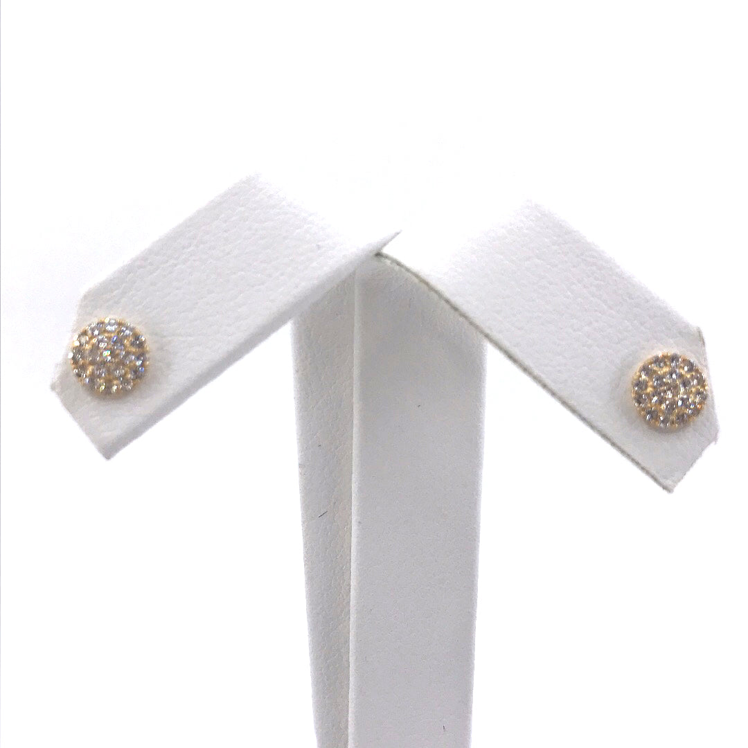 14K Gold Stud Earrings - HK Jewels