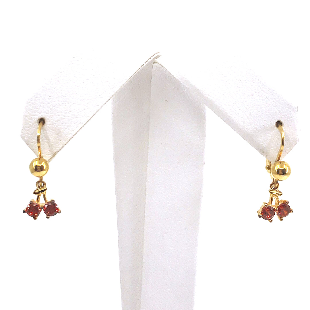 Surgical Steel Cherry Earrings - HK Jewels
