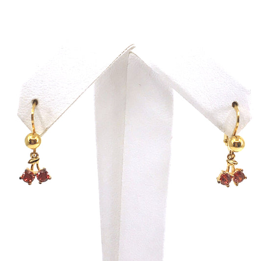 Surgical Steel Cherry Earrings - HK Jewels