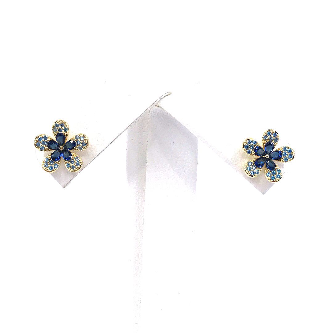 Surgical Steel Flower Stud Earrings - HK Jewels