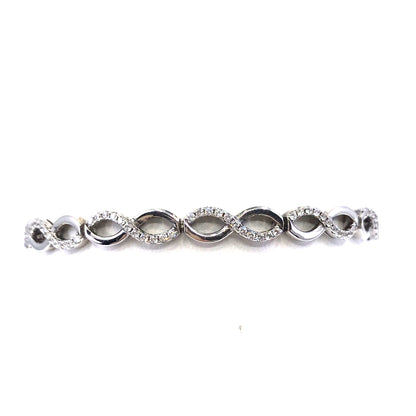Sterling Silver Twist Bracelet - HK Jewels