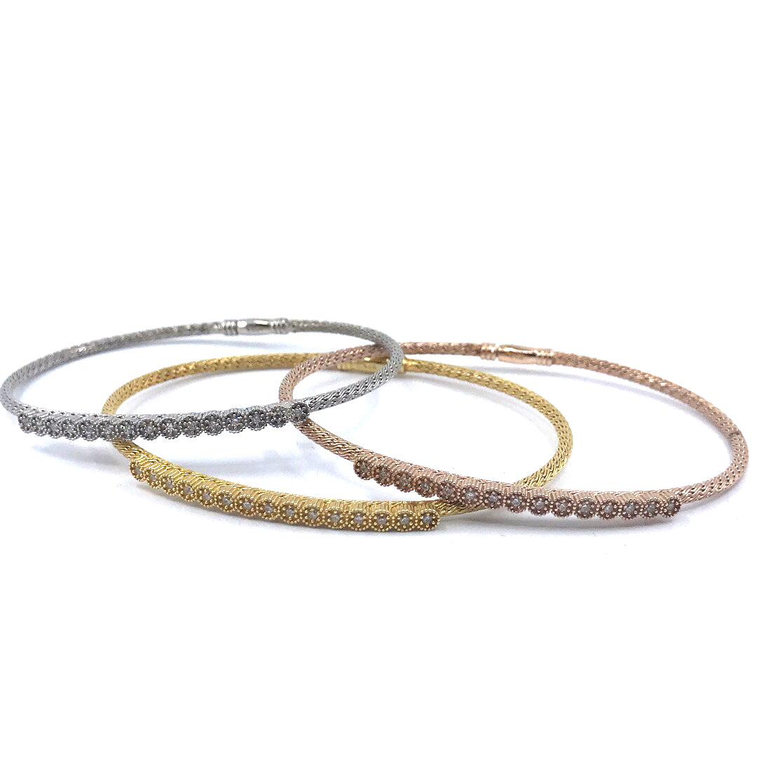 Sterling Silver Bangles - HK Jewels