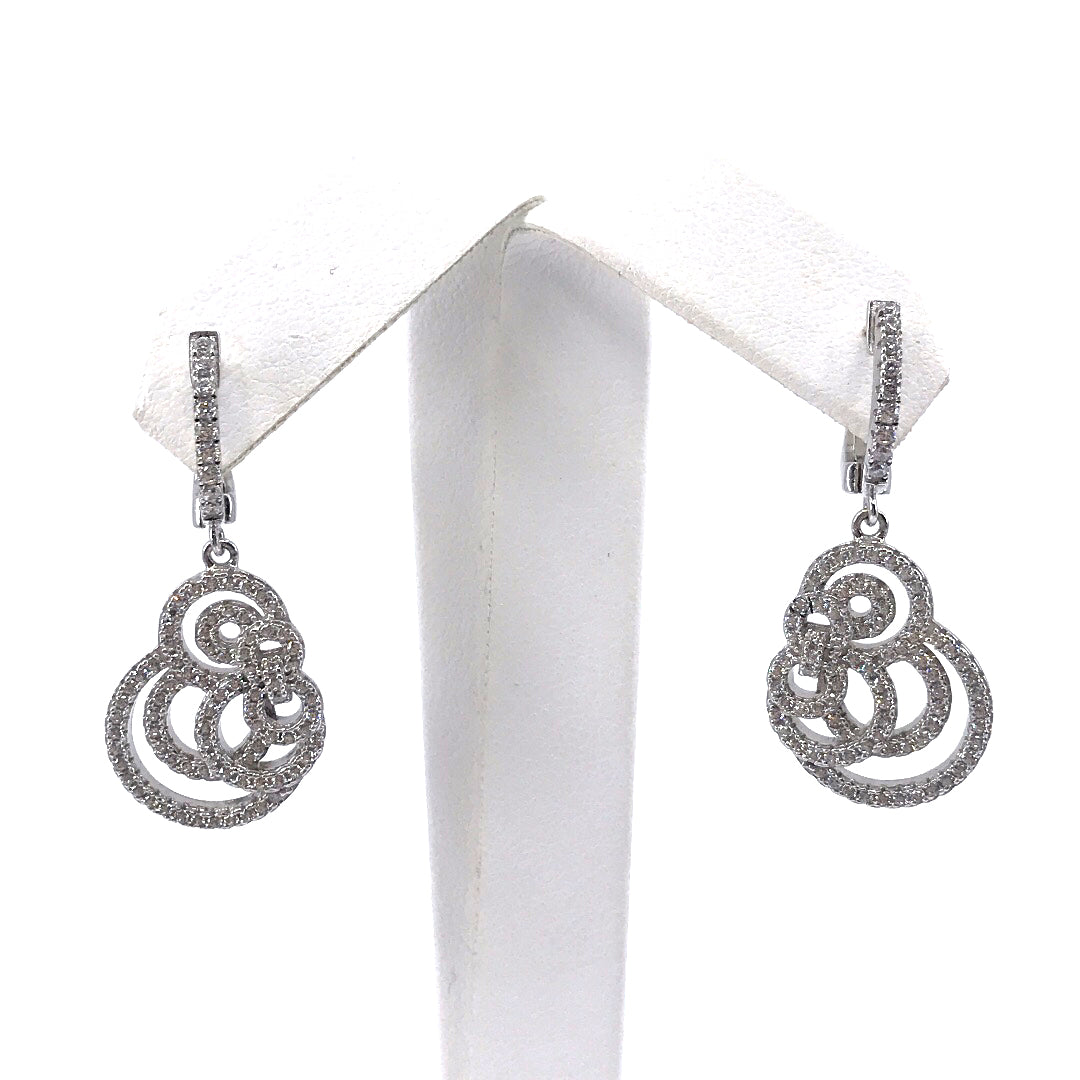 Sterling Silver Circle Earrings - HK Jewels