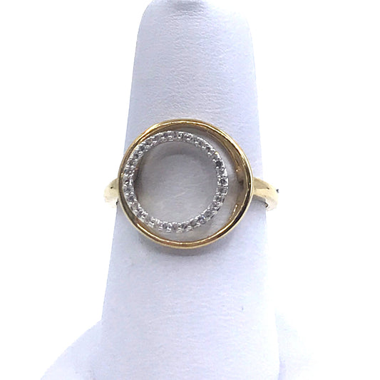 Gold Circle Ring - HK Jewels