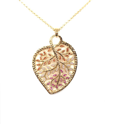 Leaf Pendant - HK Jewels