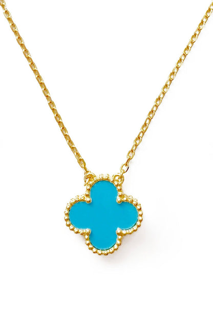 Sterling Silver Clover Necklace - HK Jewels